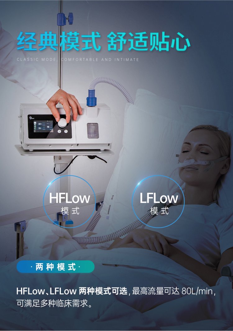 瑞邁特高流量H60M無(wú)創(chuàng)呼吸濕化治療儀 氣切與經(jīng)鼻高流量濕化氧療的專(zhuān)業(yè)之選